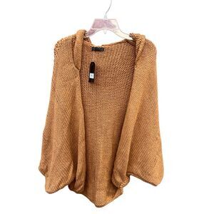 Janice Hoodie Open Front Cardigan Sweater One Size NWT
